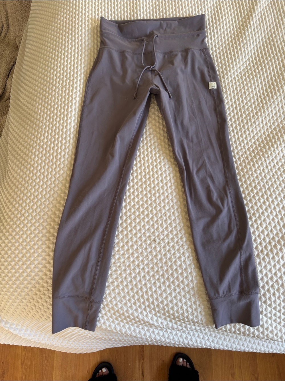 Vuori Mauve Drawstring Active Leggings